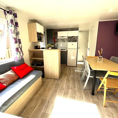 Mobilhome 7 Personnes Climatise - 4 Etoiles Kemping